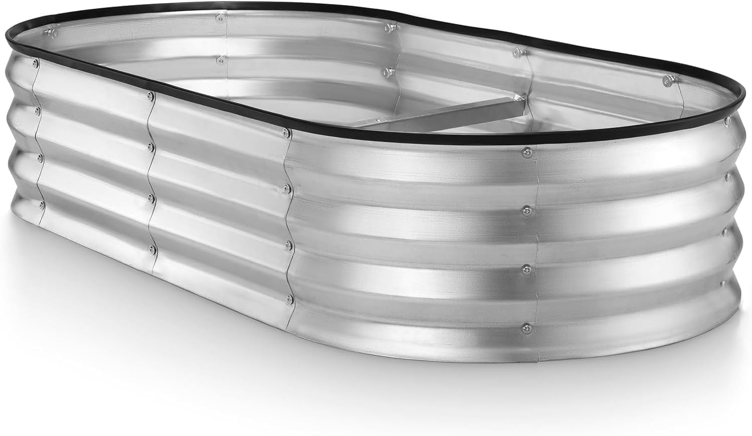 Heyouth Letto per Orto Rialzato in Acciaio Zincato 180x60x30CM - immagine 1