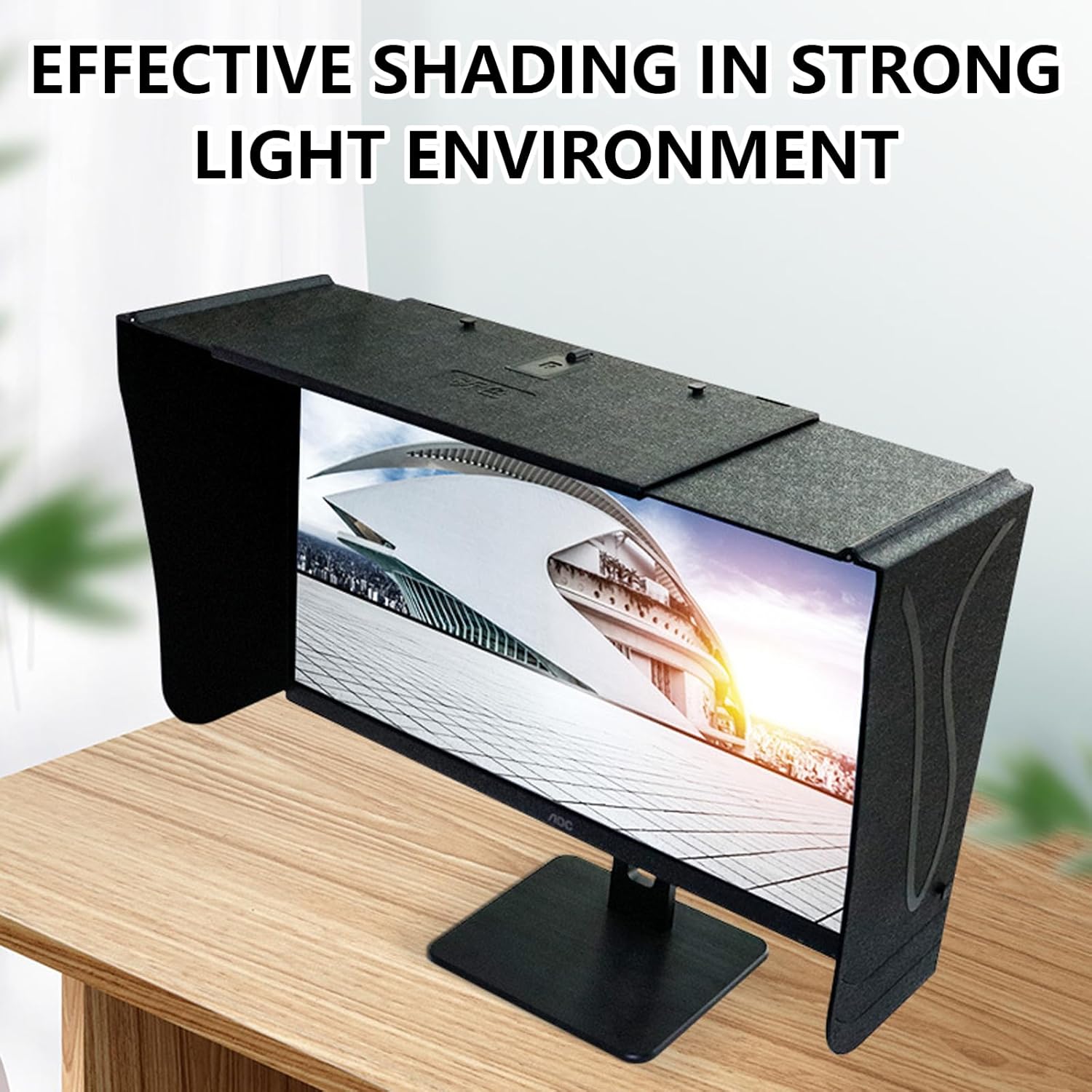 Parasole Regolabile per Monitor 17-27 Pollici - immagine 5