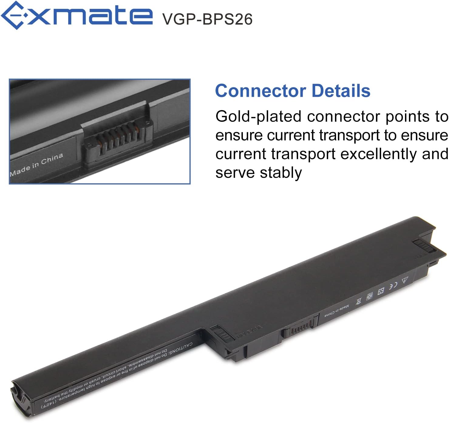 Exmate Batteria 5200mAh VGP-BPS26 per Sony Vaio - immagine 3