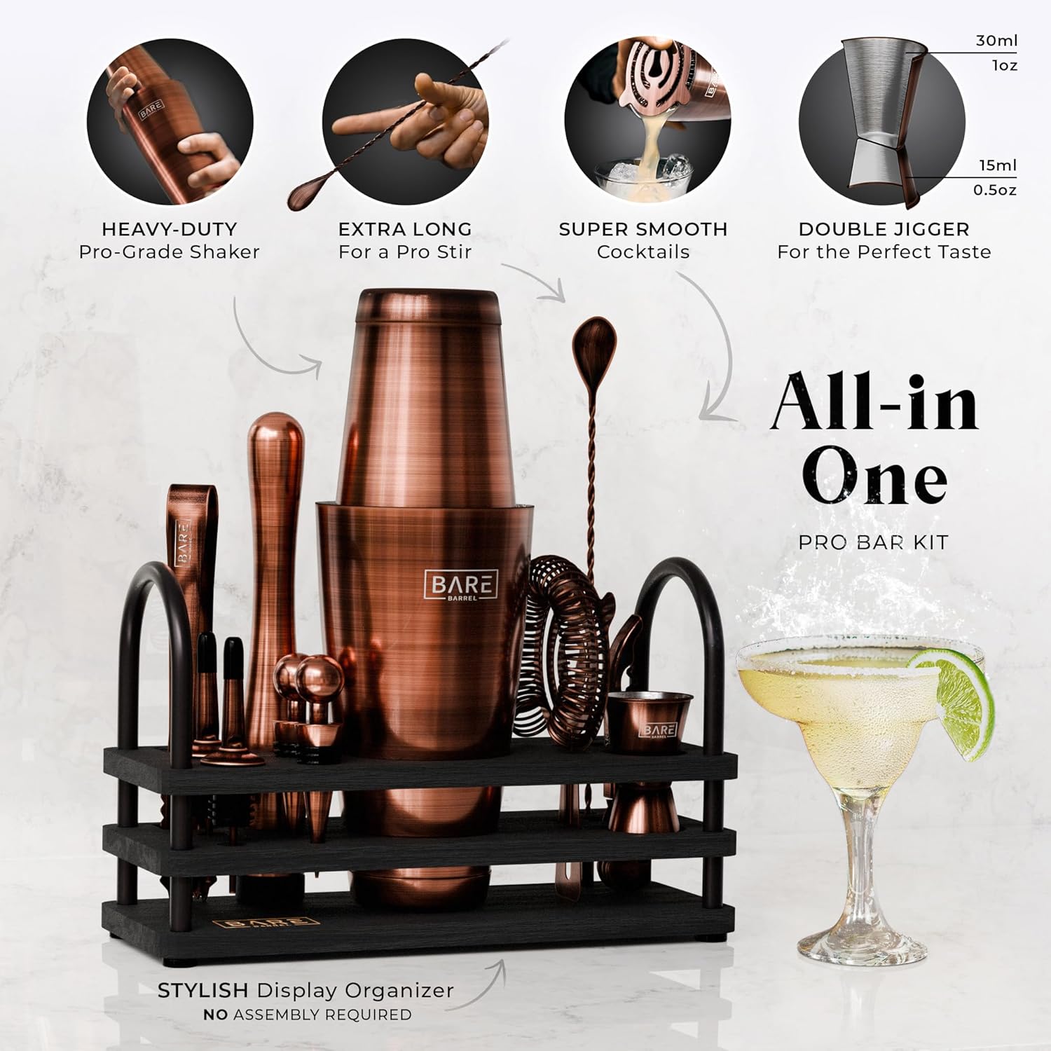 Bare Barrel® Mixology - Set Barista 14 Pezzi - immagine 2