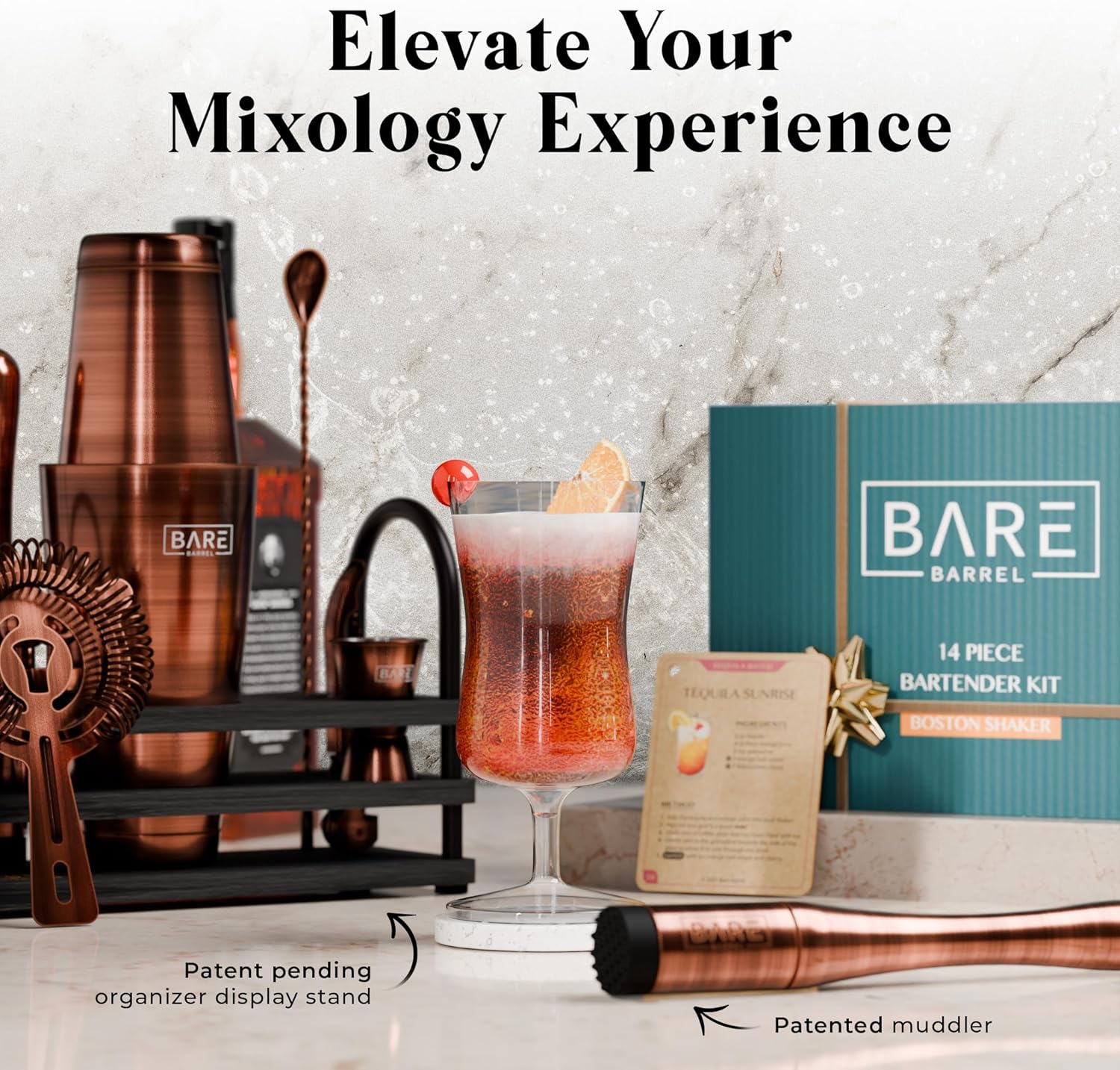 Bare Barrel® Mixology - Set Barista 14 Pezzi - immagine 8