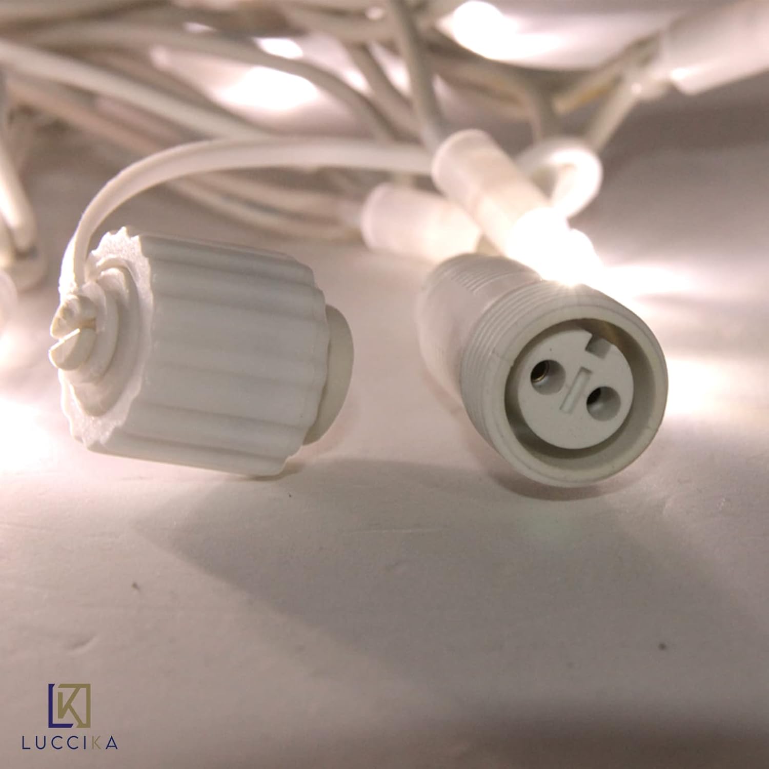 Serie Stringa Luminosa 10m 100 MaxiLed Blu con Flash - immagine 5