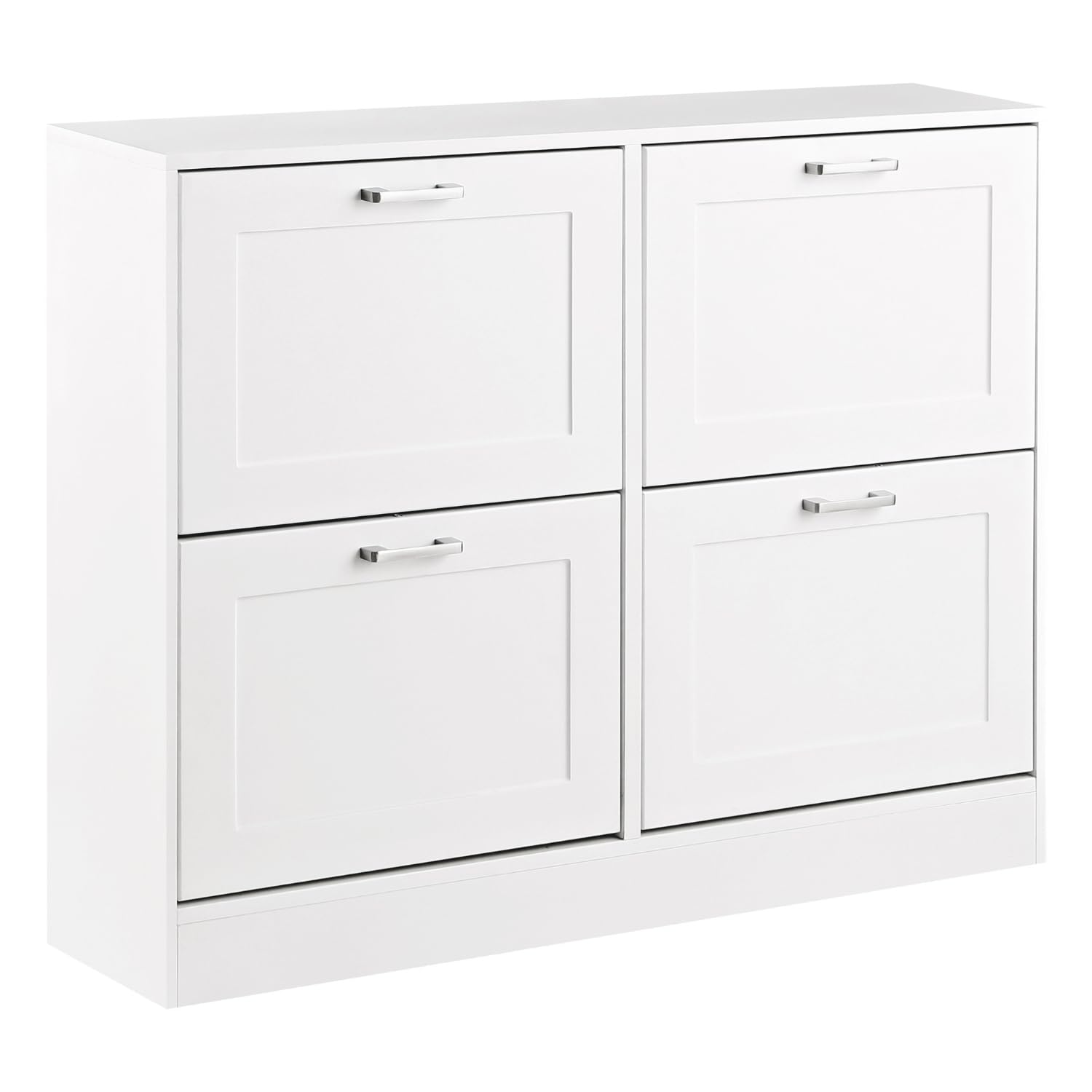 Brigros Wehome Scarpiera Bianca 4 Ante, Salvaspazio