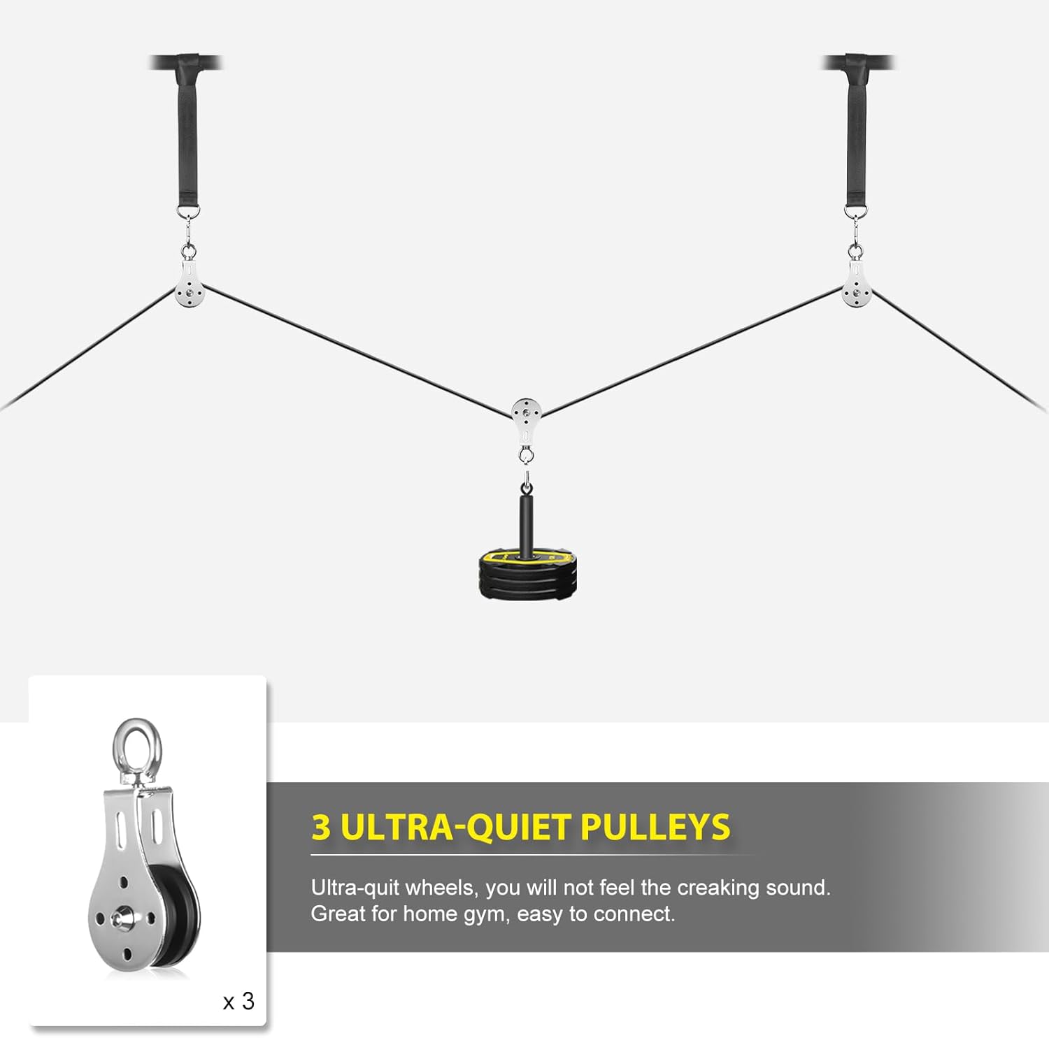Carrucola Palestra Doppia per Lat Machine - immagine 3