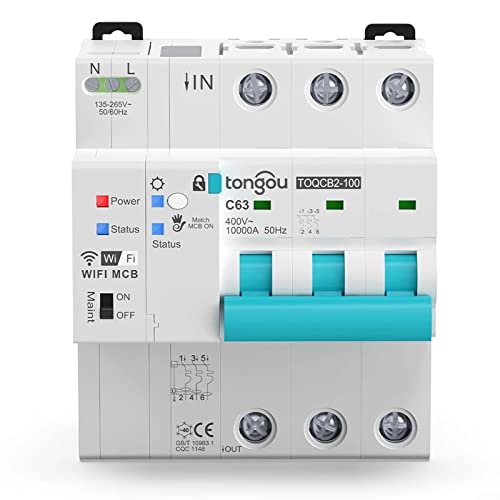 Interruttore di Misurazione Tuya MCB WIFI 3P