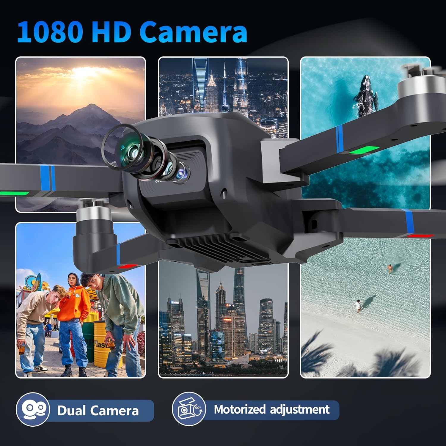 Toladrone Drone con Telecamera 1080P TL16 - immagine 2