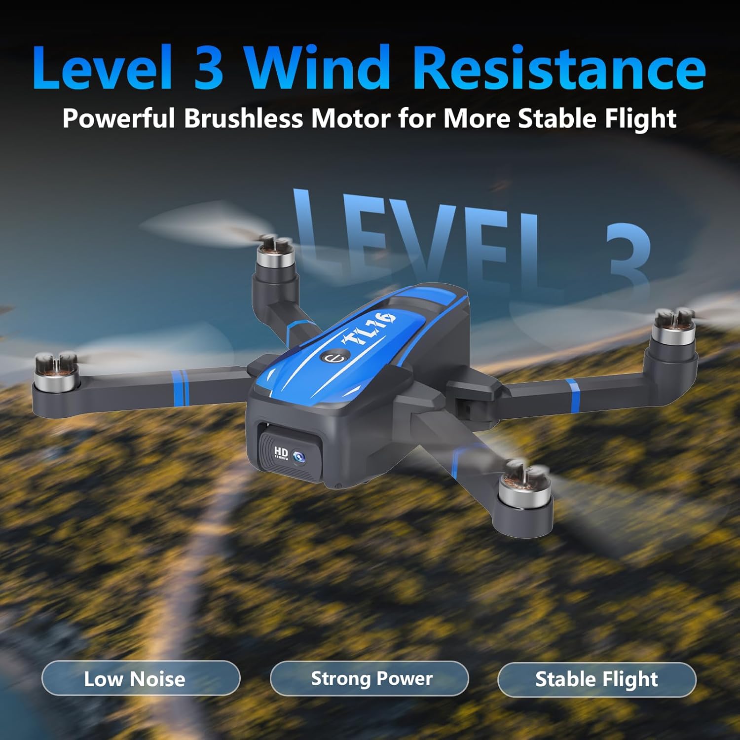 Toladrone Drone con Telecamera 1080P TL16 - immagine 3