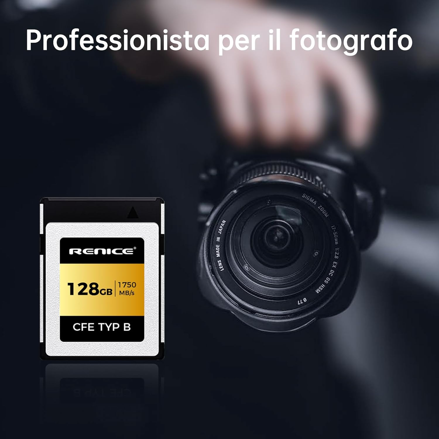 Renice Pro CFexpress Type B 128GB Scheda Memoria - immagine 6