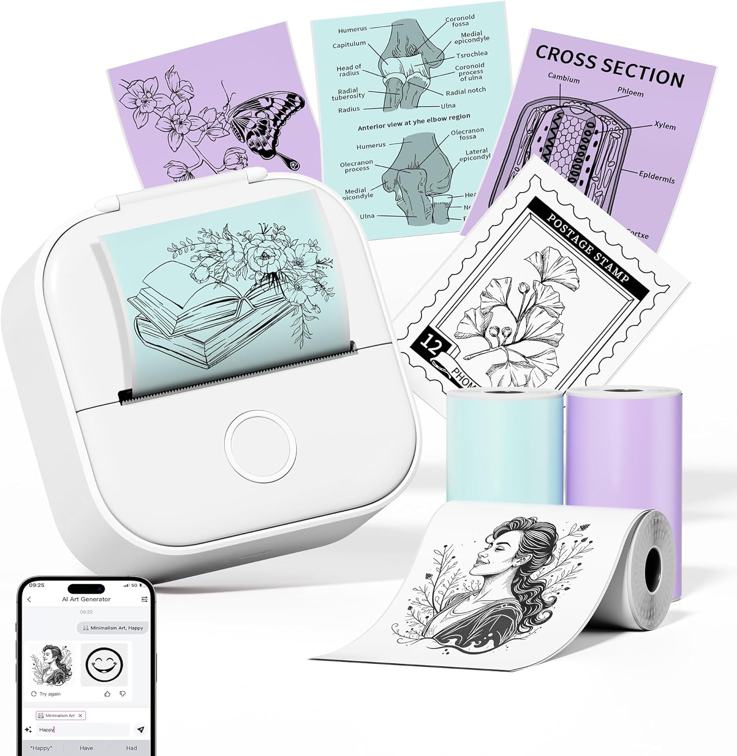 Phomemo T02 Mini Stampante Termica Portatile - immagine 1