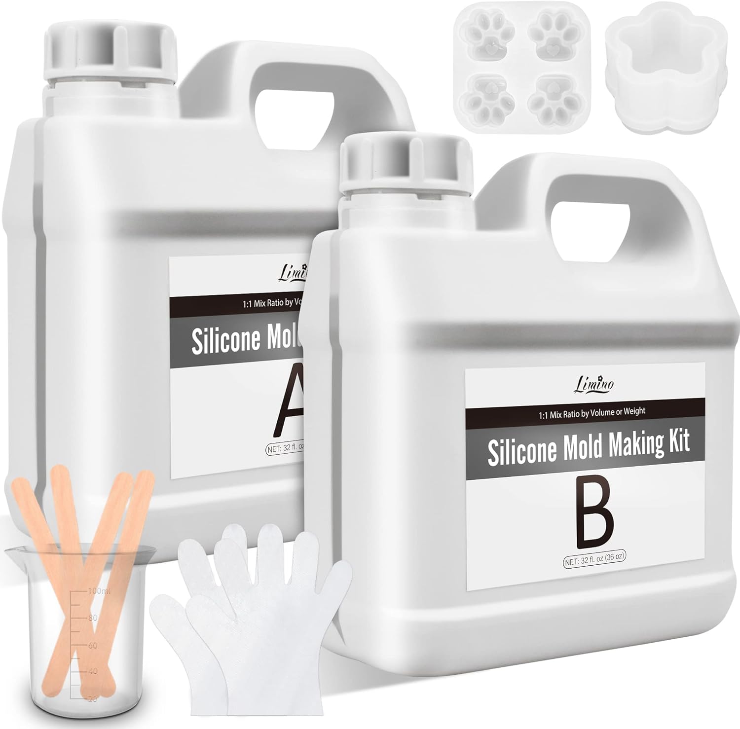 Gomma Silicone Liquido Traslucido 1.9L/2.2kg - immagine 1