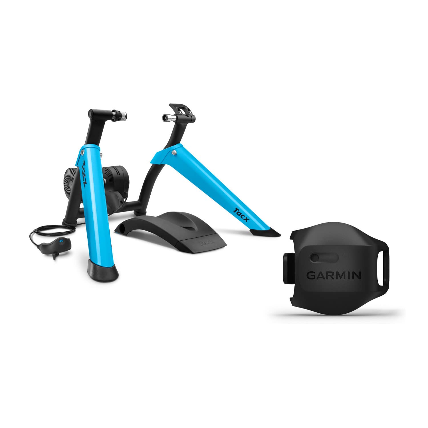 Tacx Boost Bundle - Trainer indoor con sensore velocità bluetooth/ANT+