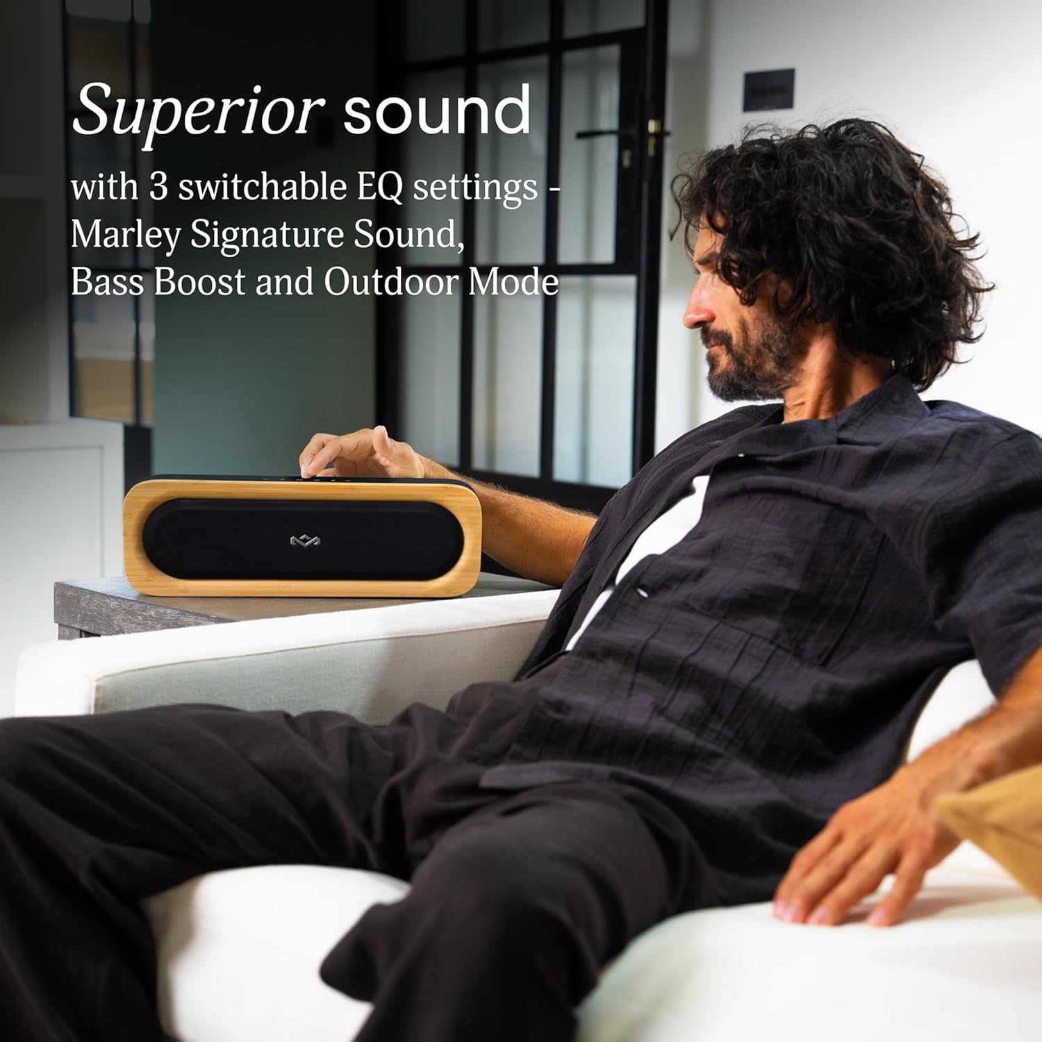 Marley Get Together 3 - Cassa Bluetooth Portatile 30W, Nero - immagine 2