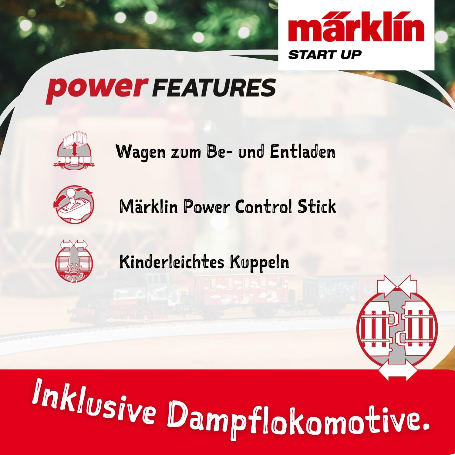 Märklin Start up 29124 - Kit di Partenza Natale H0 - immagine 4