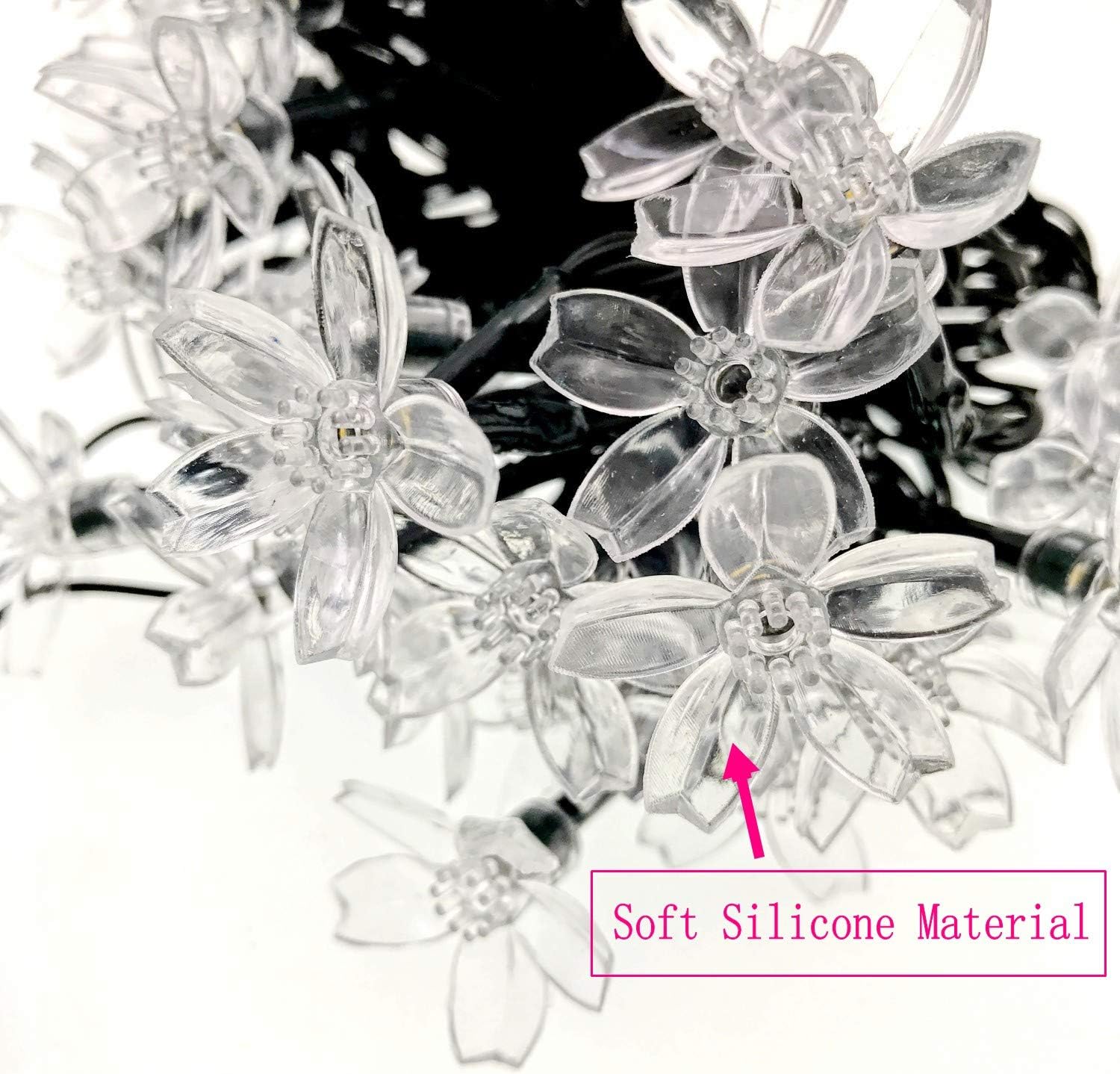 Jzk Catena Luminosa LED Solare 6.5m Impermeabile - immagine 3