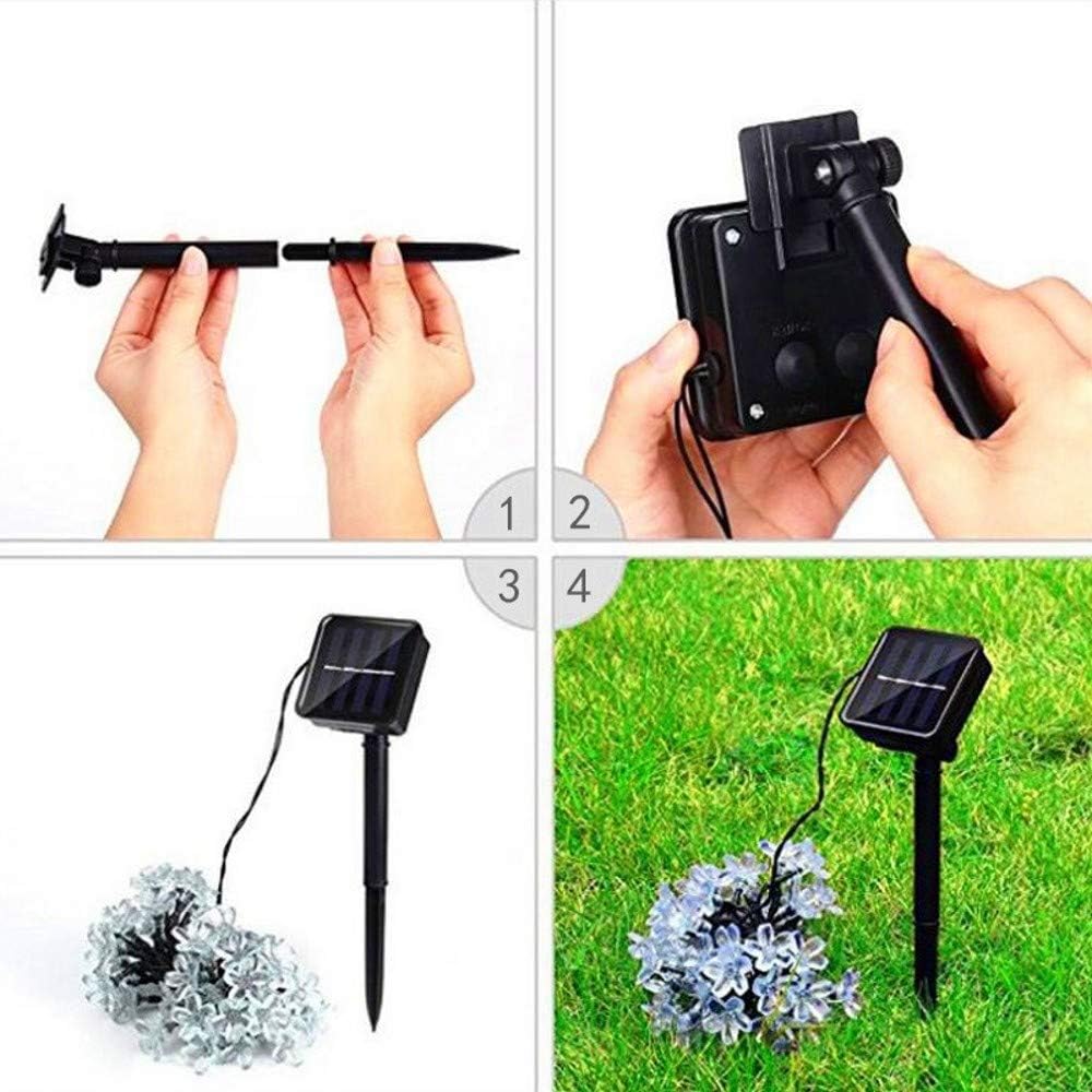 Jzk Catena Luminosa LED Solare 6.5m Impermeabile - immagine 5