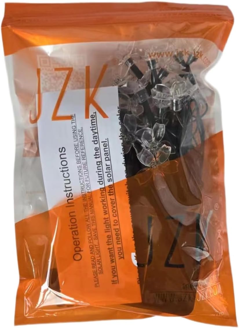 Jzk Catena Luminosa LED Solare 6.5m Impermeabile - immagine 8