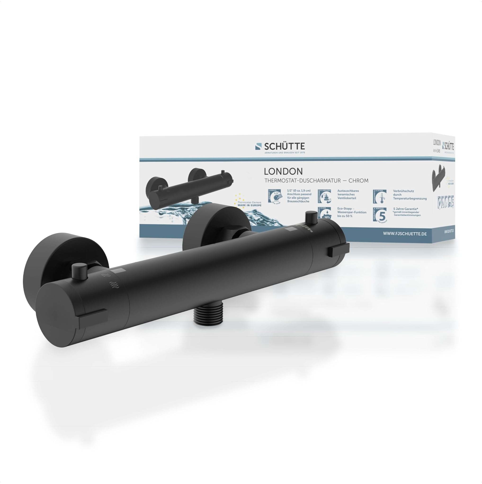 Schütte LONDON 52466 - Miscelatore Termostatico Doccia