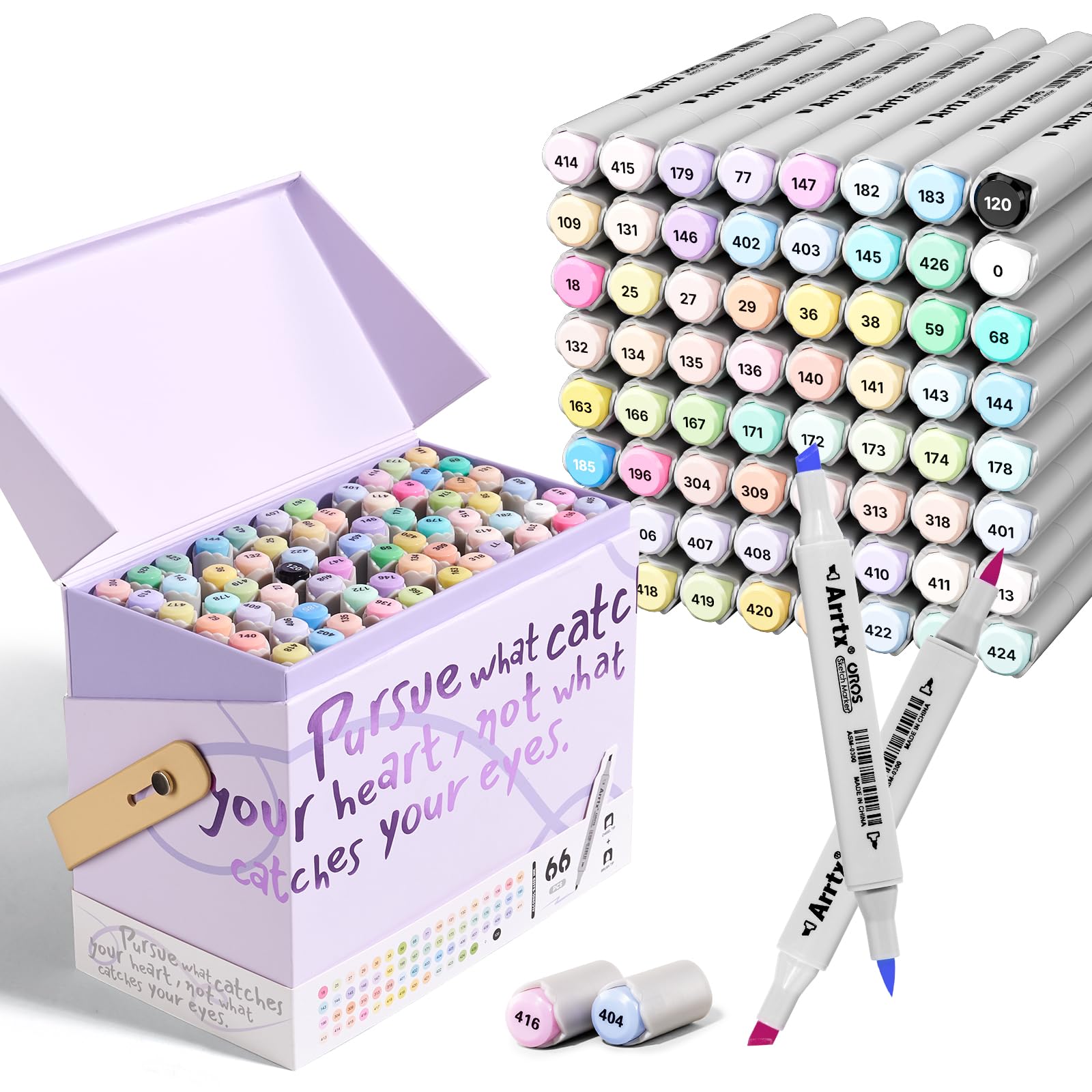 Arrtx Set 66 Pennarelli ad Alcool OROS Pastello