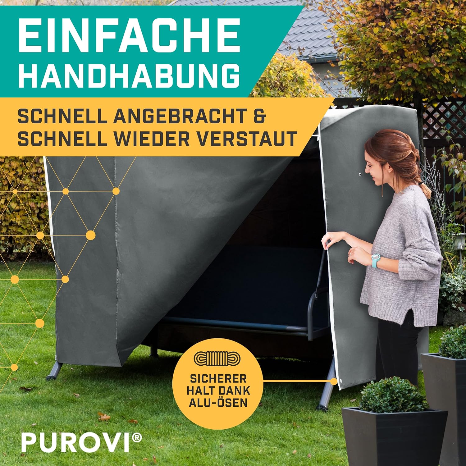 Premium Hollywood Telo di Copertura per Dondolo - immagine 4