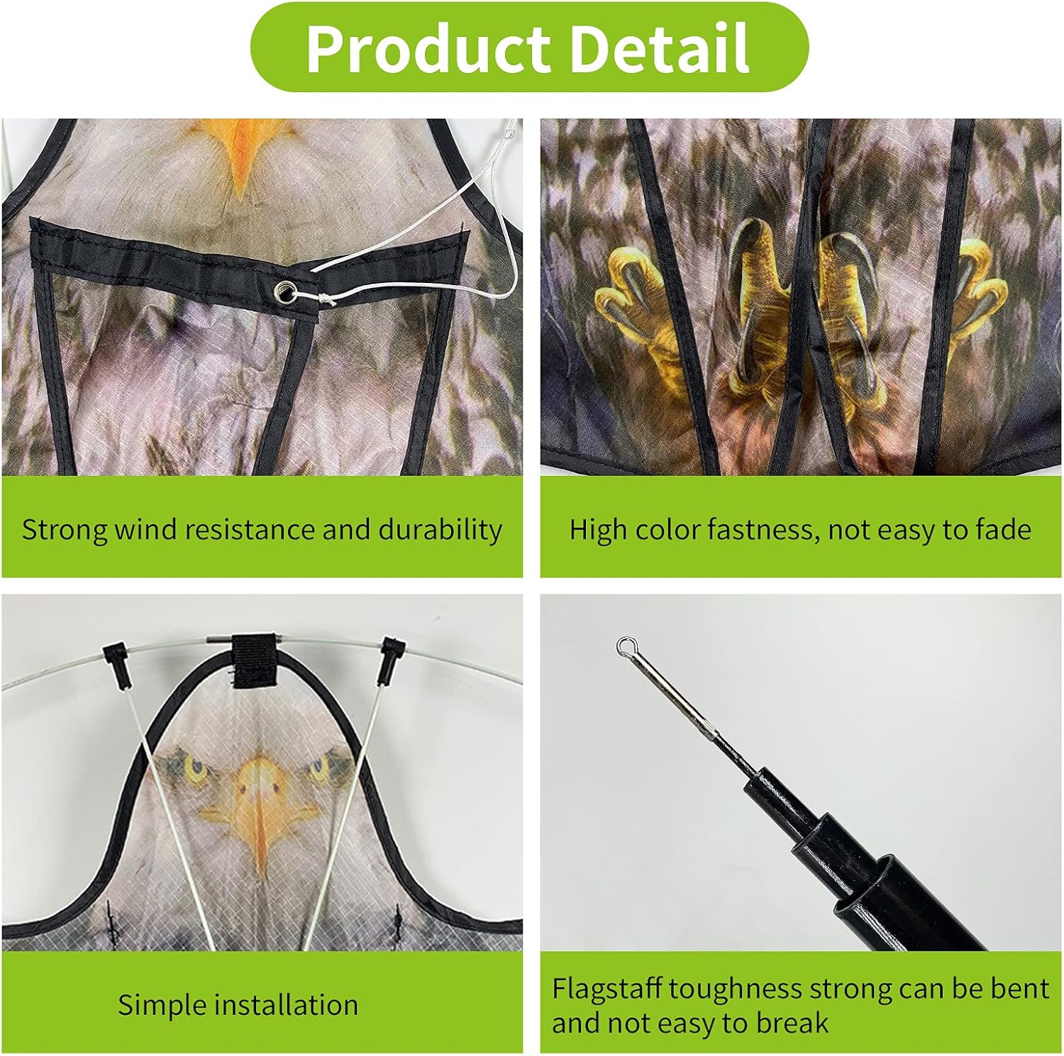 Flyonte Aquilone Telescopico per Controllo Uccelli - immagine 3