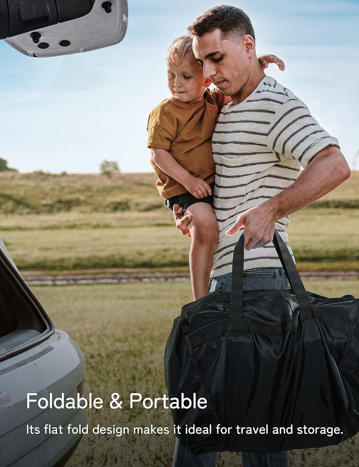 Besrey Zaino Porta Bambino Trekking Montagna, Verde Militare - immagine 7