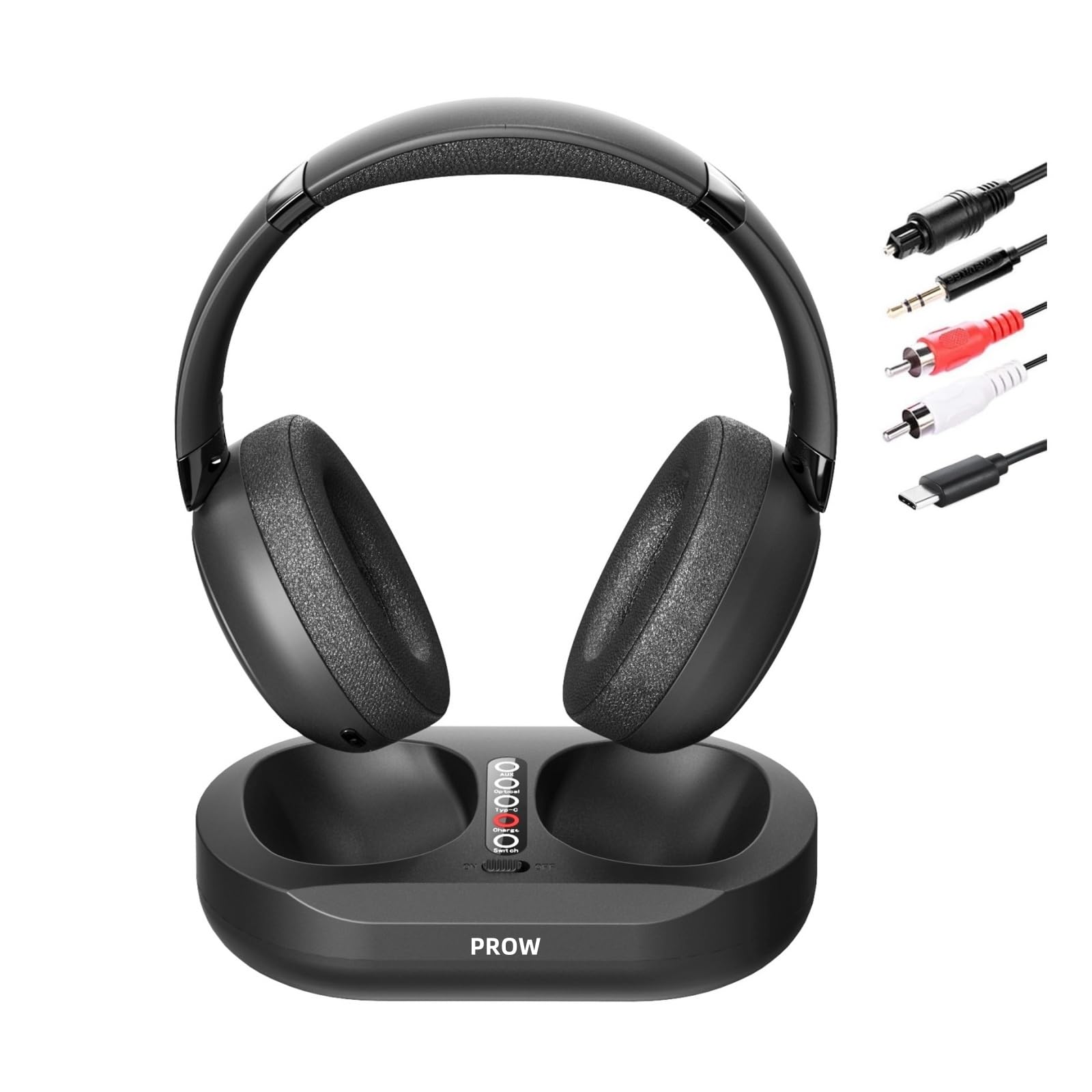 Cuffie TV Senza Fili 2.4G e Bluetooth 5.3