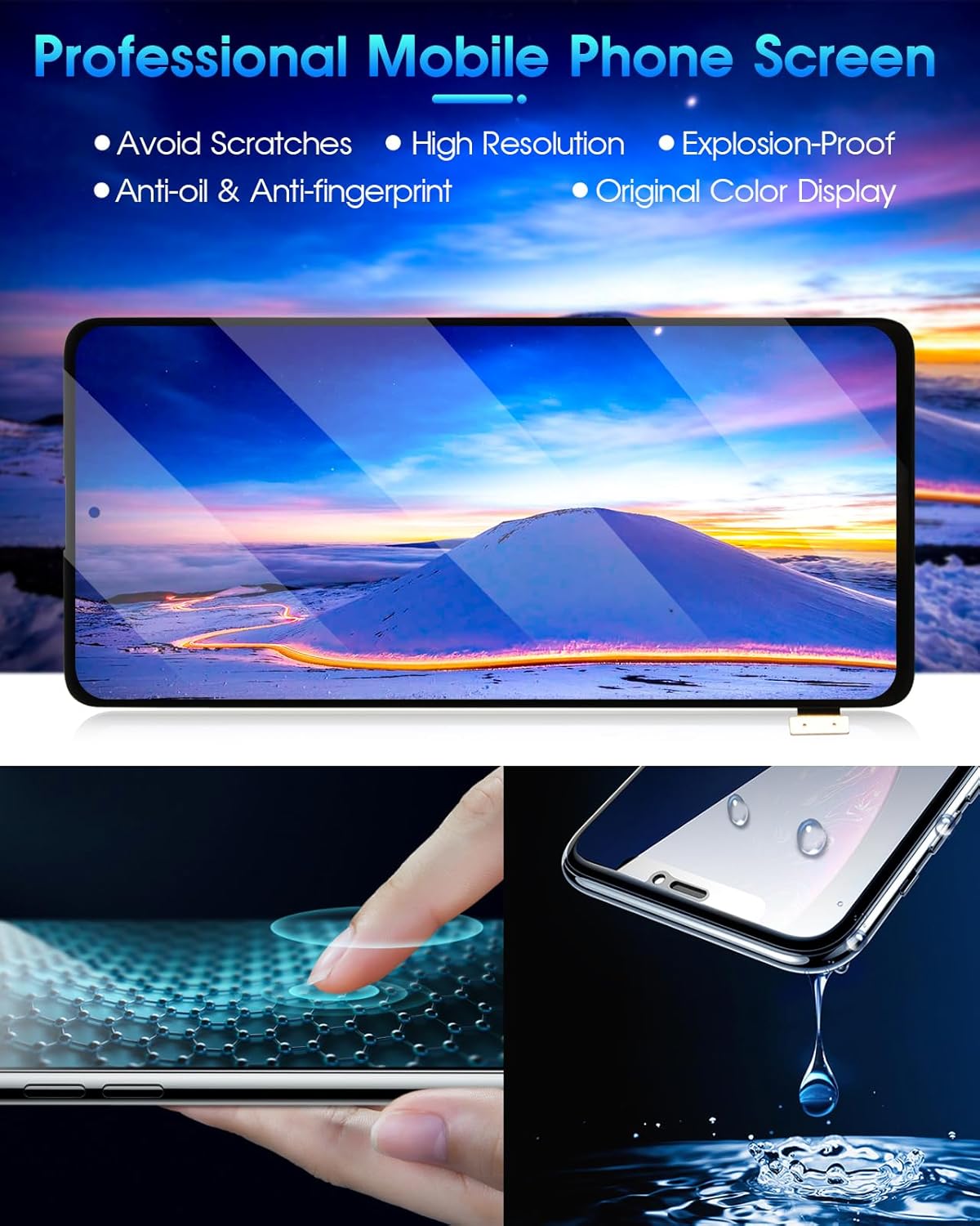 OLED Display per Samsung Galaxy Note 10 Lite, Nero - immagine 6