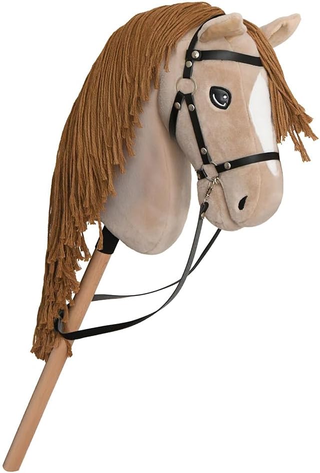 Hobby Horse Beige A3 - Cavallo Bastone Completo - immagine 8
