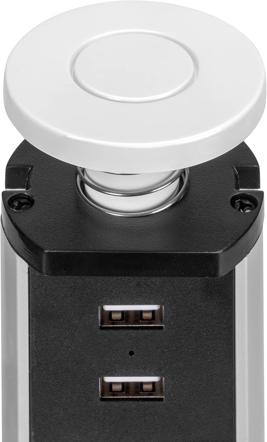 Emuca - Blocco Multipresa a Scomparsa Bianco - immagine 4