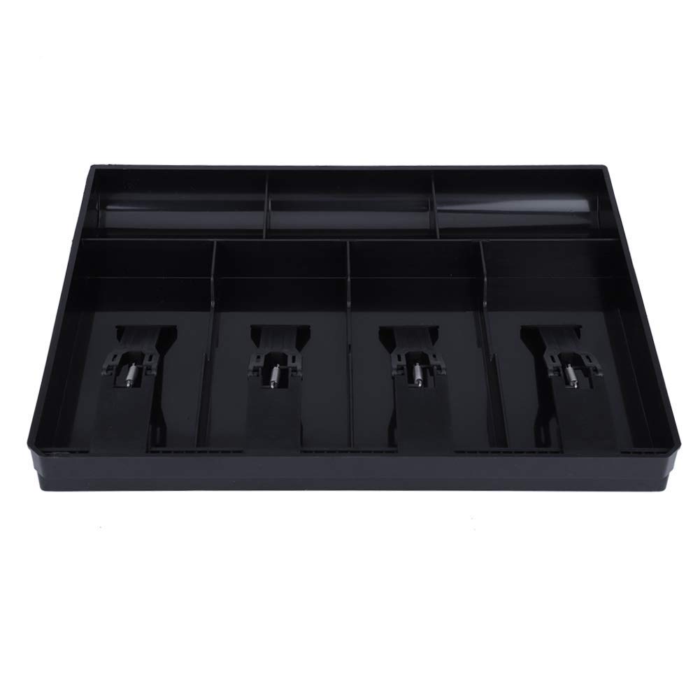 Vassoio per Contanti, Cassetto di Cassa a 7 Griglie Cassetto di Cassetto Porta Contanti con 4 Banconote e 3 Monete Rimovibile Cassettiera del Registratore di Cassa