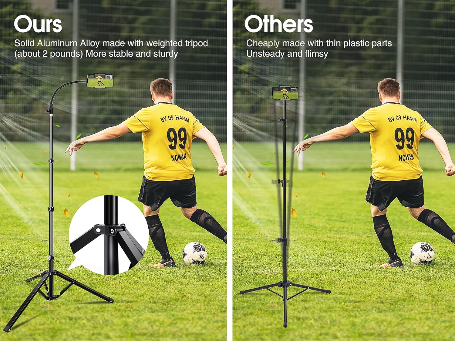 Elitehood Treppiede Smartphone 203 cm in Metallo - immagine 5