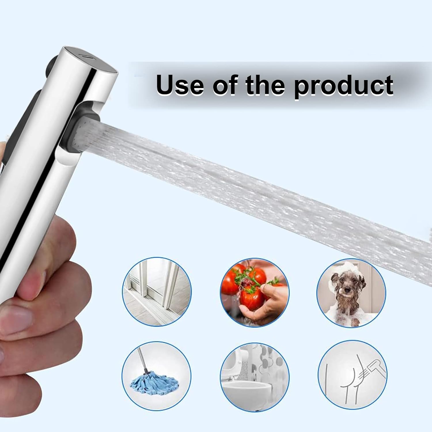 Kit Doccetta per Bidet Portatile - ABS - immagine 4