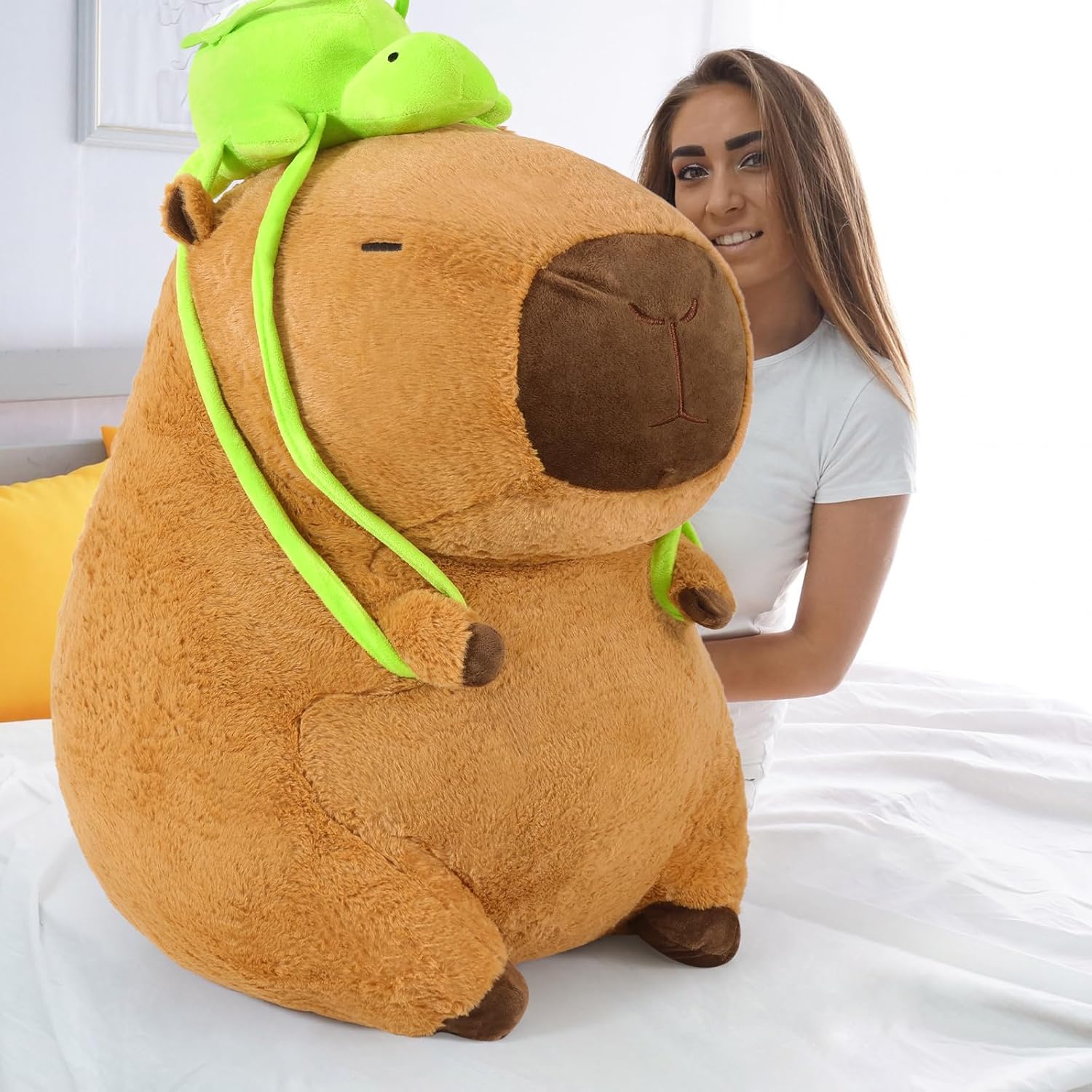 shownicer Peluche Capybara Grande Kawaii 90 cm - immagine 7