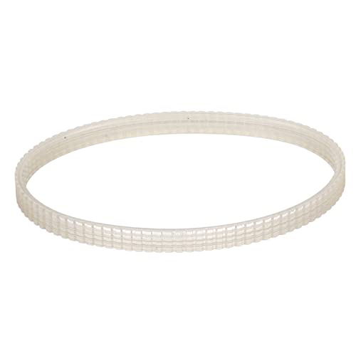 Mini Cinghia del Tornio Perimetro 370mm Parte di Ricambio Dell'accessorio per Tornio di Potenza della Cinghia di Trasmissione della Trasmissione in Poliuretano Trasparente Trasparente per MX-400