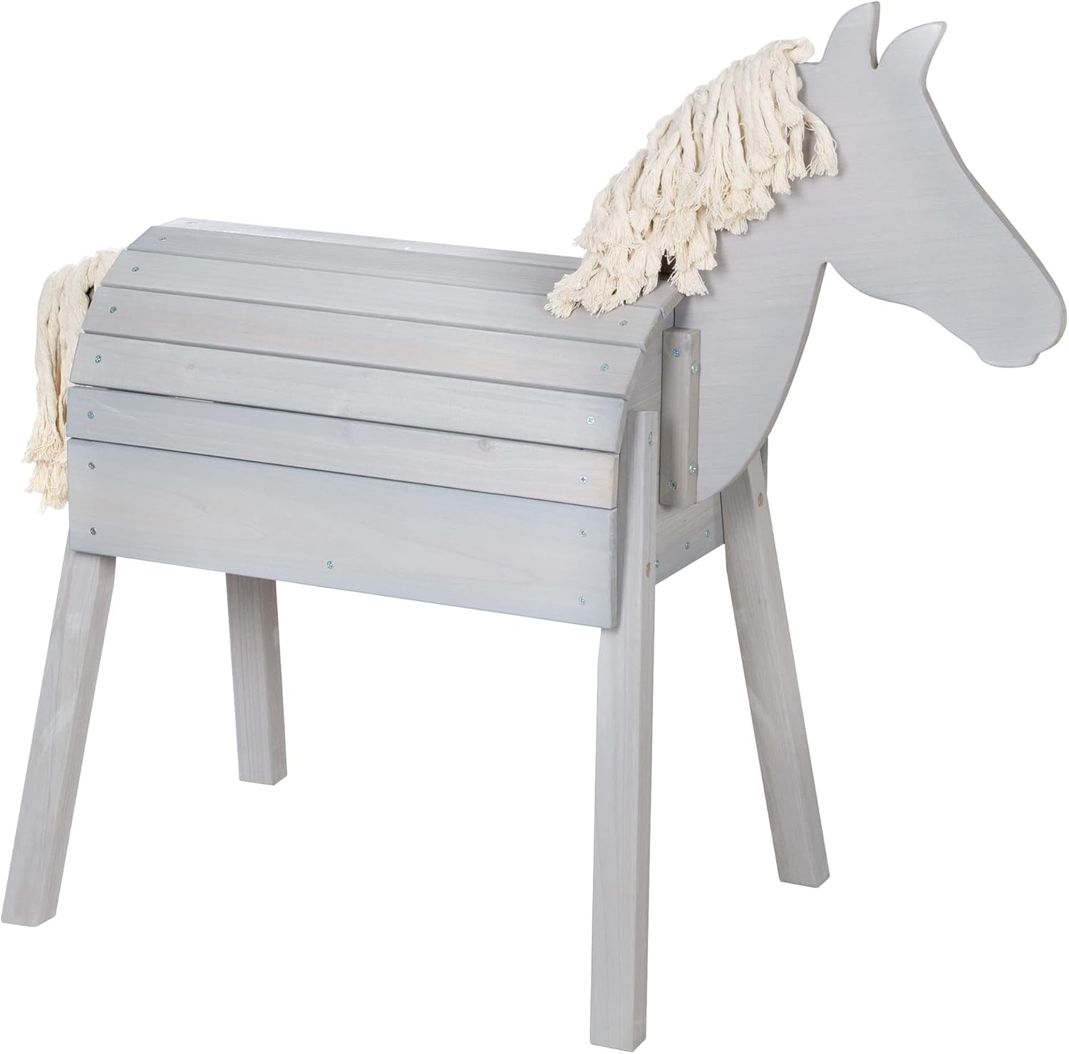 Roba Cavallo da Gioco per Bambini - Grigio - immagine 1