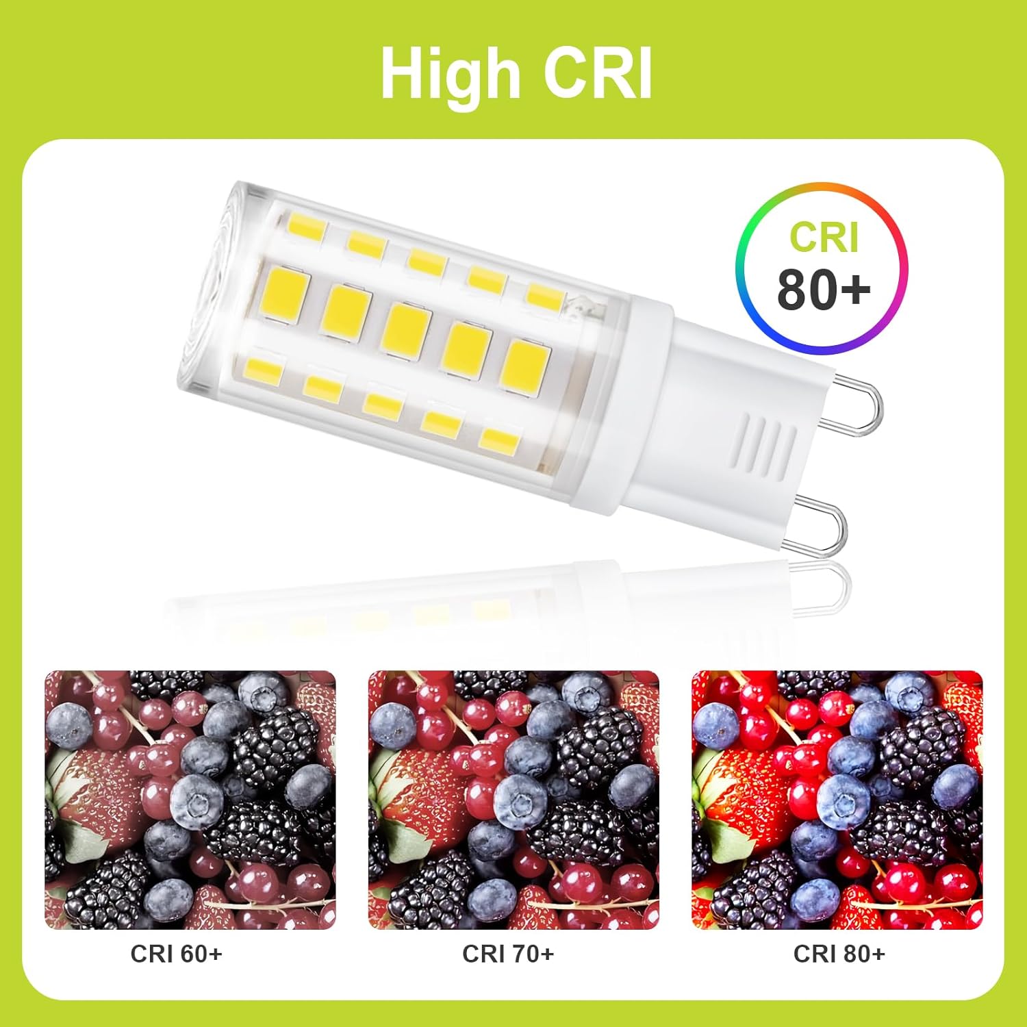 Gy Lampadine LED G9 3.2W Luce Calda 3000K (10 Pezzi) - immagine 9