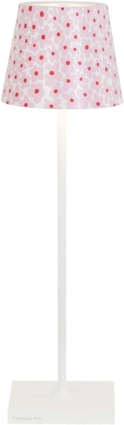 Zafferano Poldina Pro - Lampada da Tavolo Ricaricabile Bianca