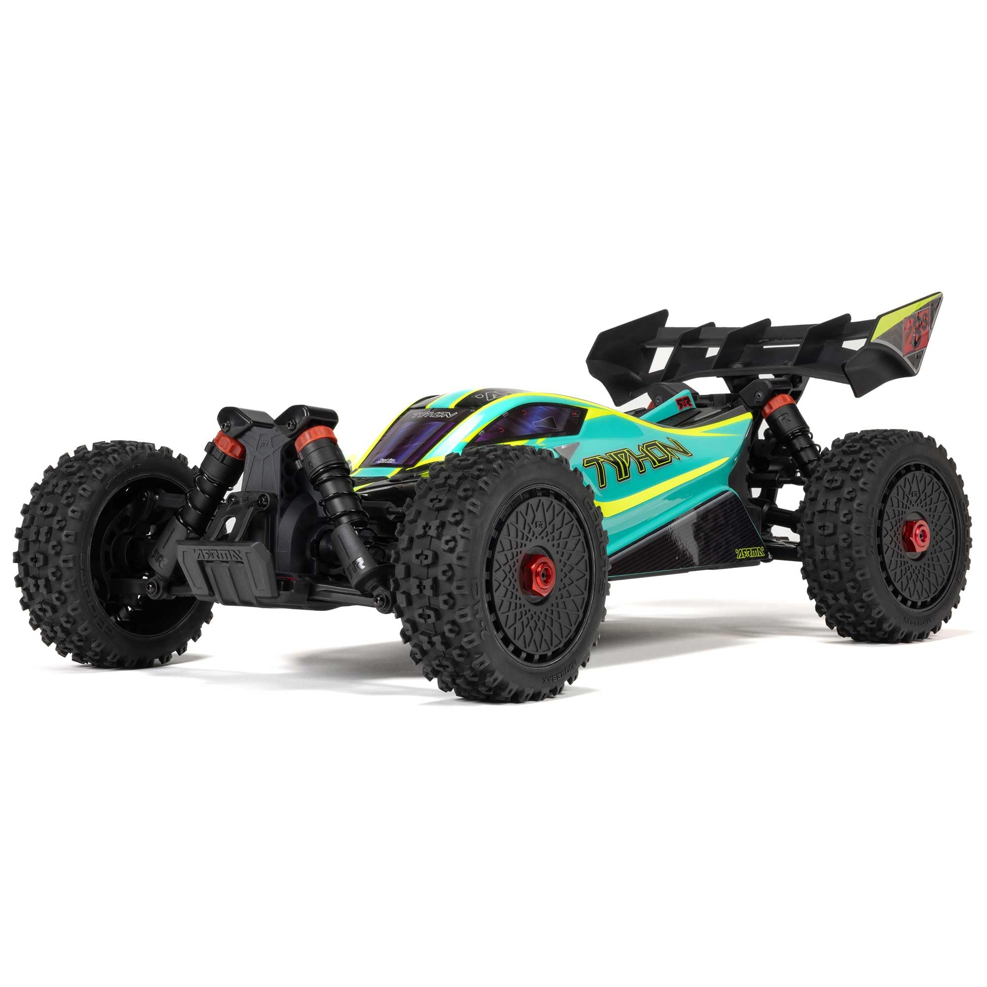 ARRMA RC Car 1/8 Typhon 4X4 223S BLX BRUSHLESS Buggy RTR (batteria e caricabatterie non inclusi) con DSC (verde), ARA4306V4T1