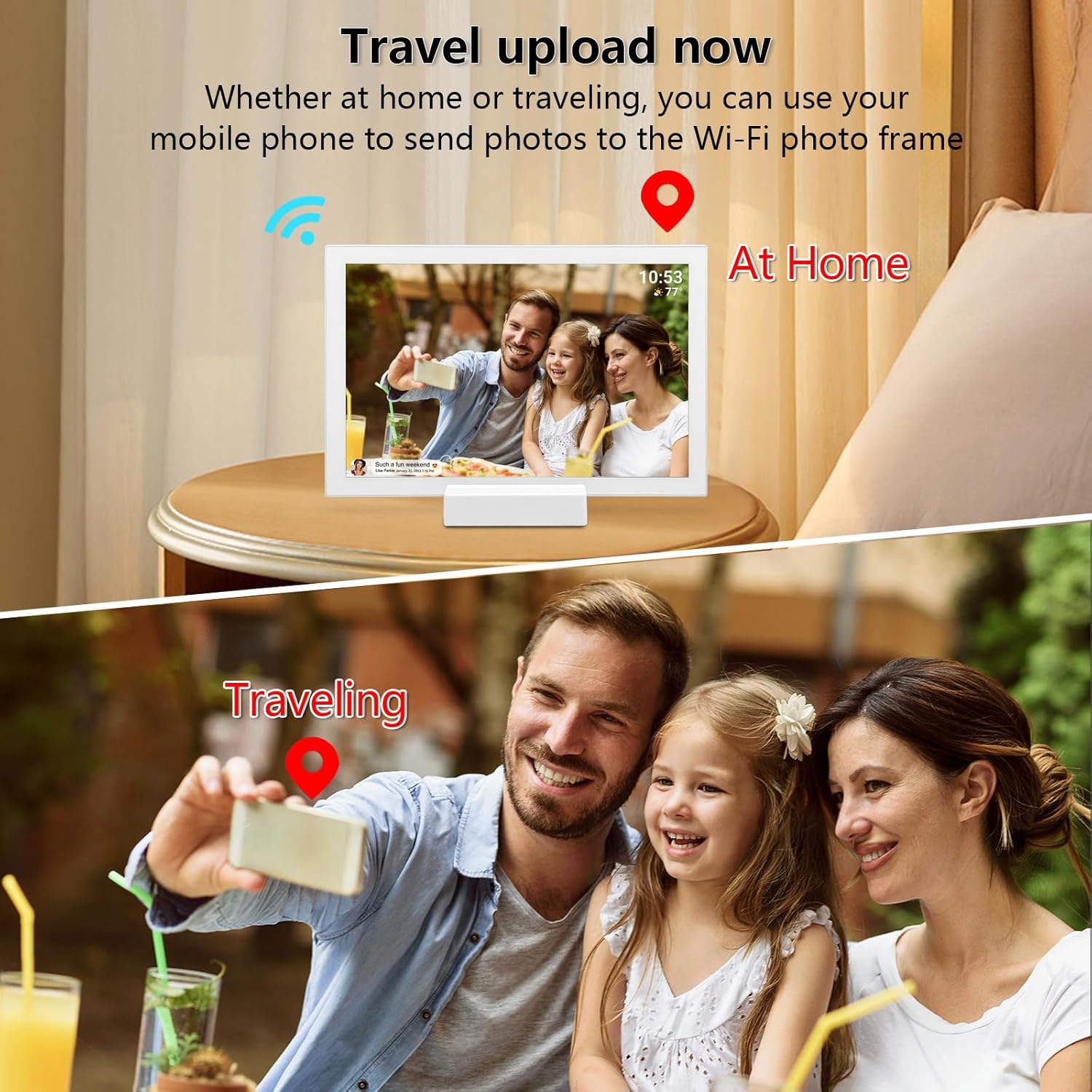 Frameo - Cornice Digitale WiFi 10.1 pollici 32GB - immagine 7