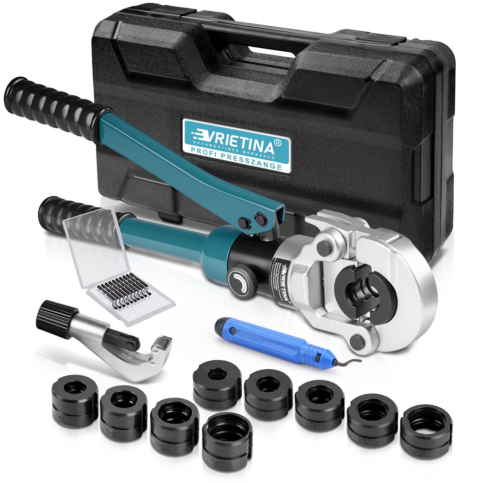 Pinza Professionale per Tubi di Rame V e TH con Tagliatubi