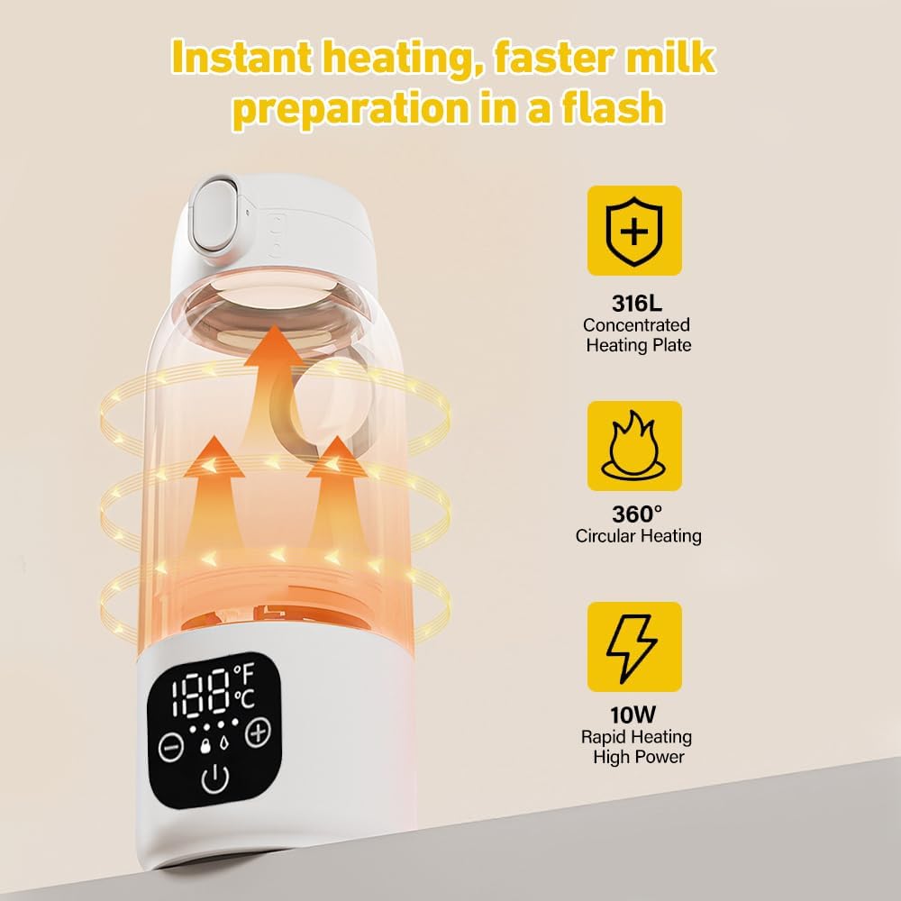 Scaldabiberon Portatile per Bambini 500ml - immagine 3