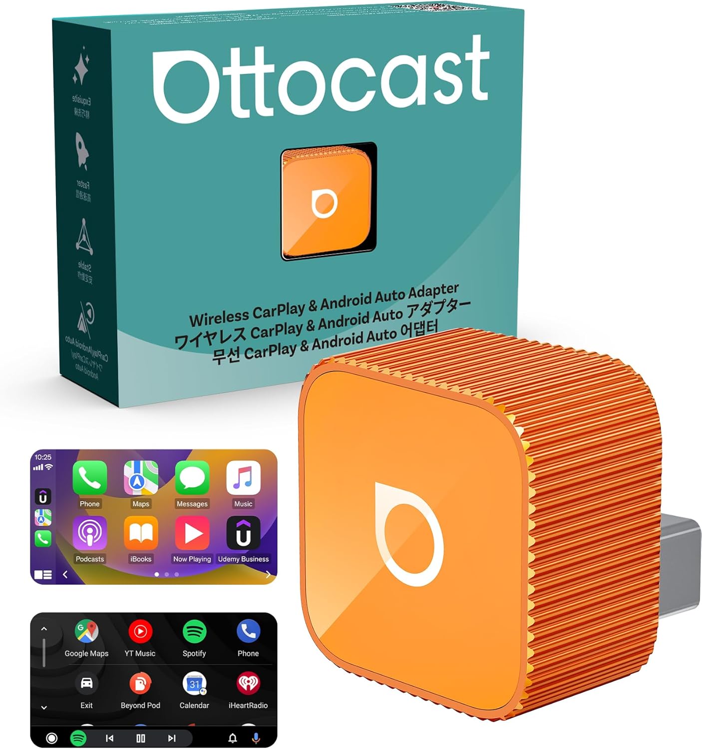 Ottocast MINI 3.0 Slim - Adattatore CarPlay Wireless 2-in-1 - immagine 1