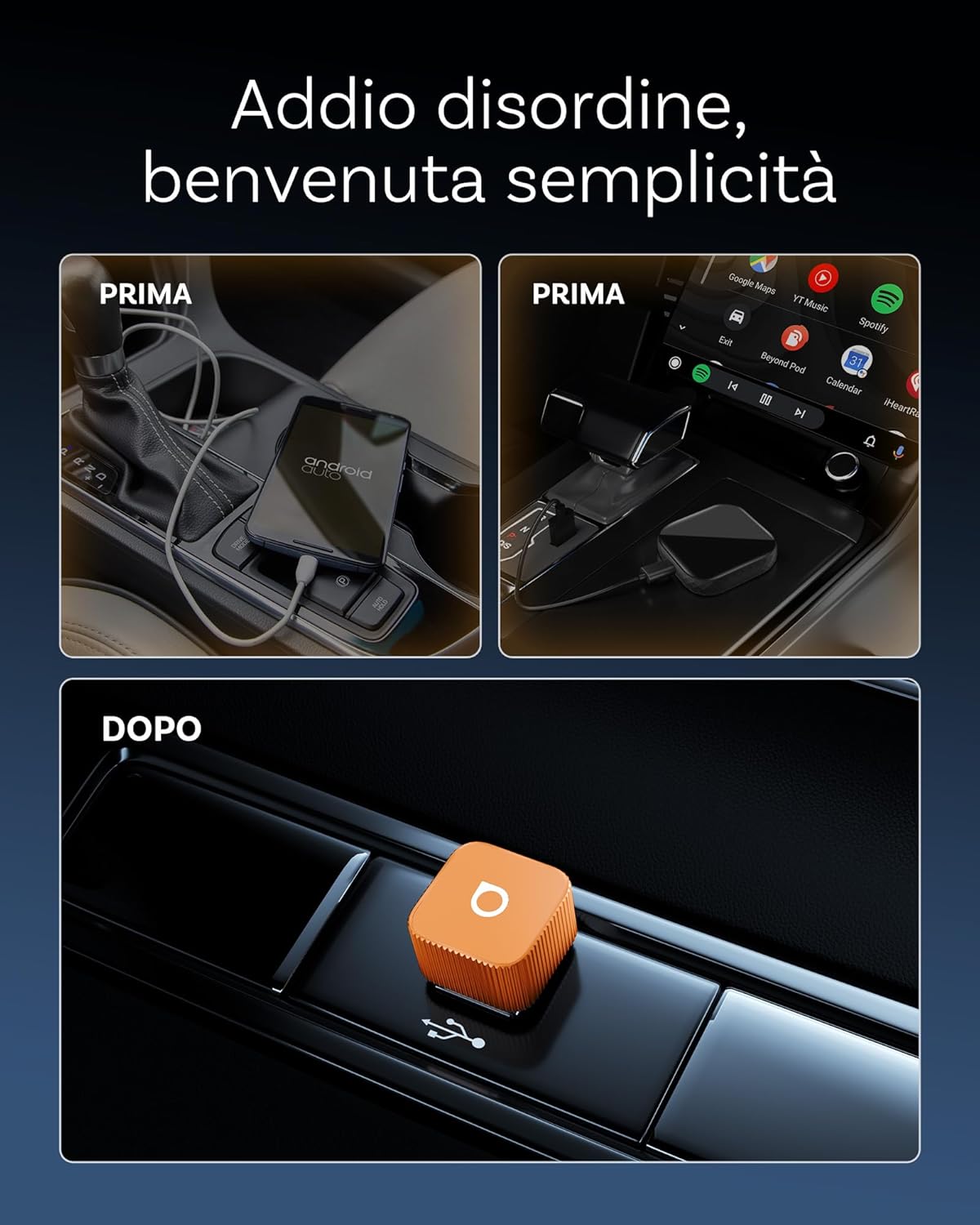 Ottocast MINI 3.0 Slim - Adattatore CarPlay Wireless 2-in-1 - immagine 5