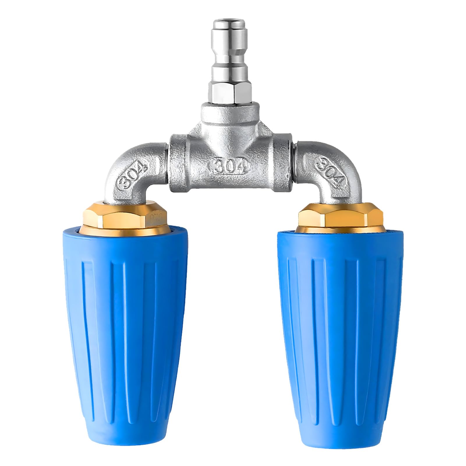 Doppio Ugello Turbo Rotante per Idropulitrice 4000 PSI