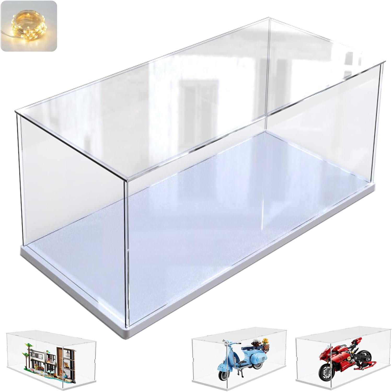 Vetrina Espositiva Plexiglass Acrilico per LEGO Collezionismo