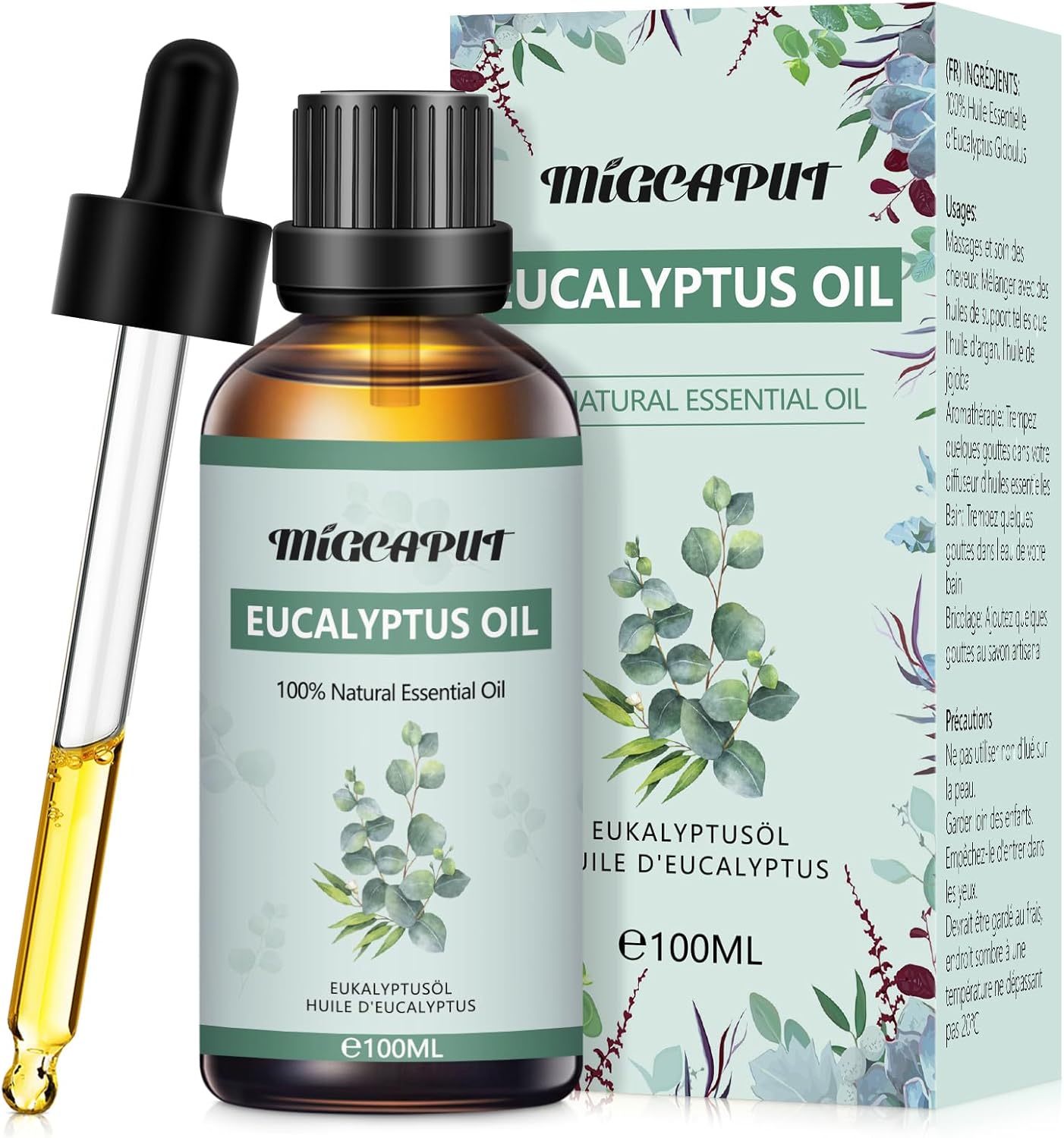 Migcaput Olio Essenziale di Eucalipto 100ML - immagine 1
