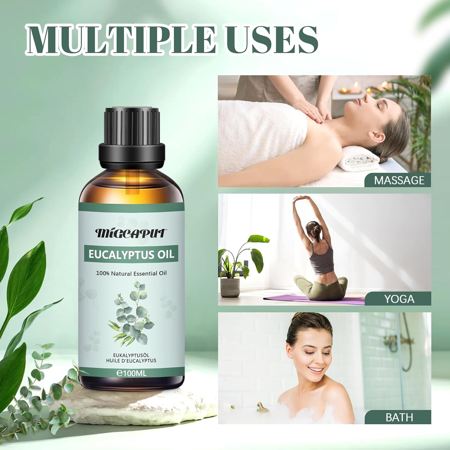 Migcaput Olio Essenziale di Eucalipto 100ML - immagine 5