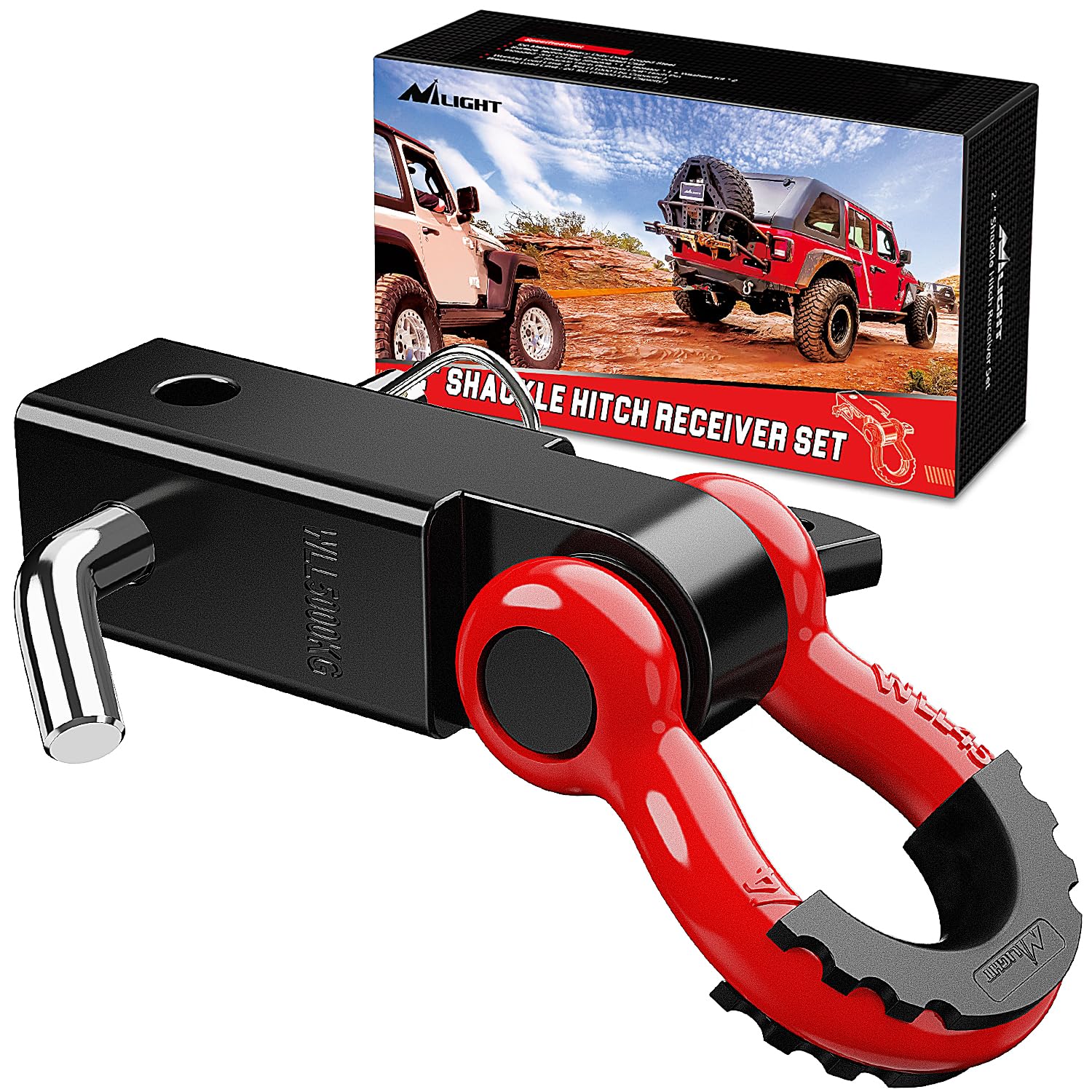 Nilight Ricevitore Gancio Traino 5,1 cm 20,411 kg