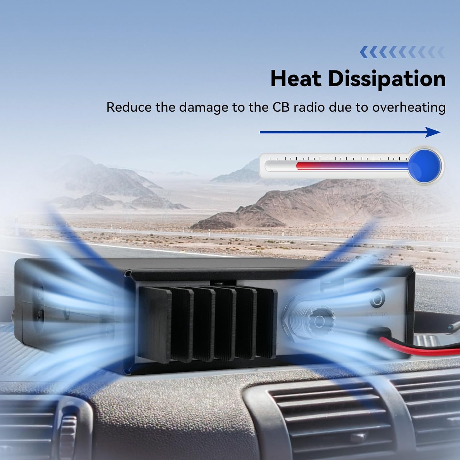 Retevis MB63A Radio CB Portatile AM FM, Nero - immagine 4