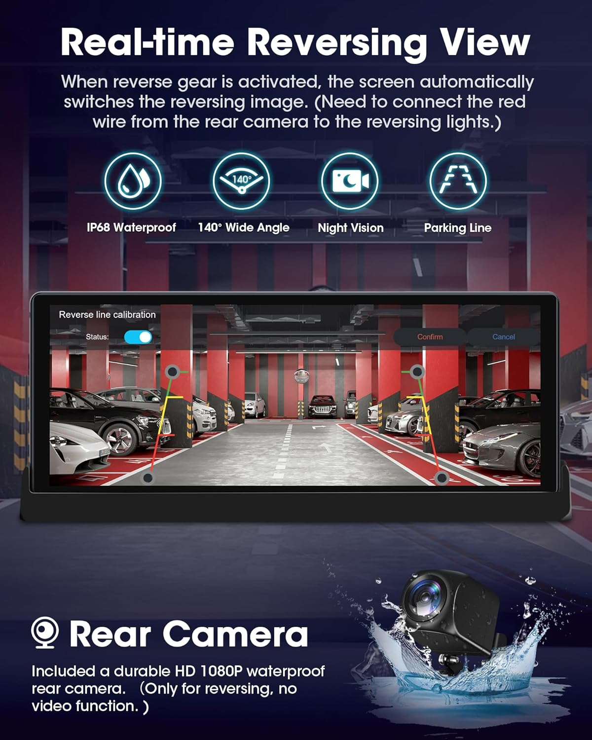 Carplay Android Auto Wireless con Touchscreen 10,26 Pollici - immagine 6